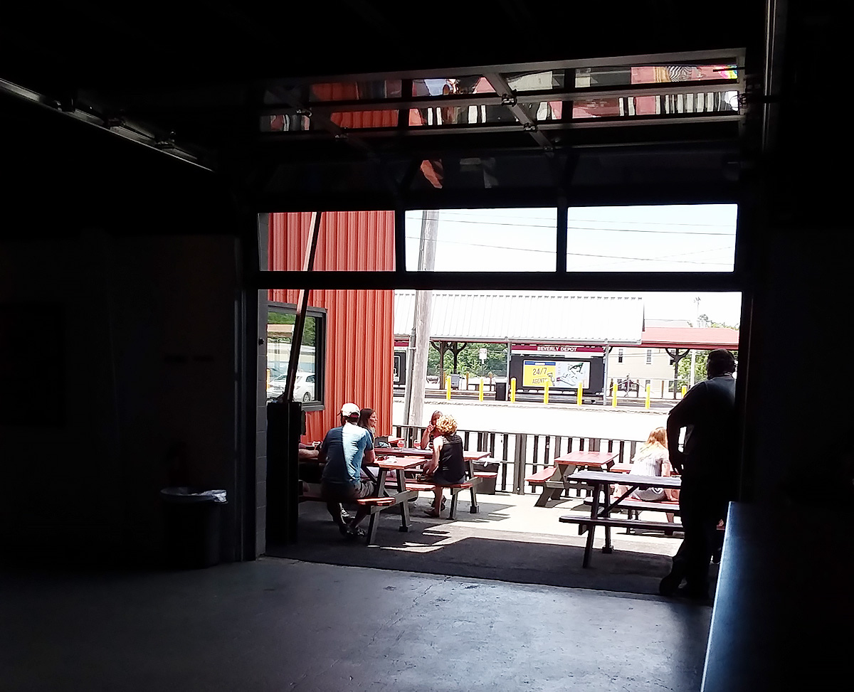 View of the Patio from the Bar.